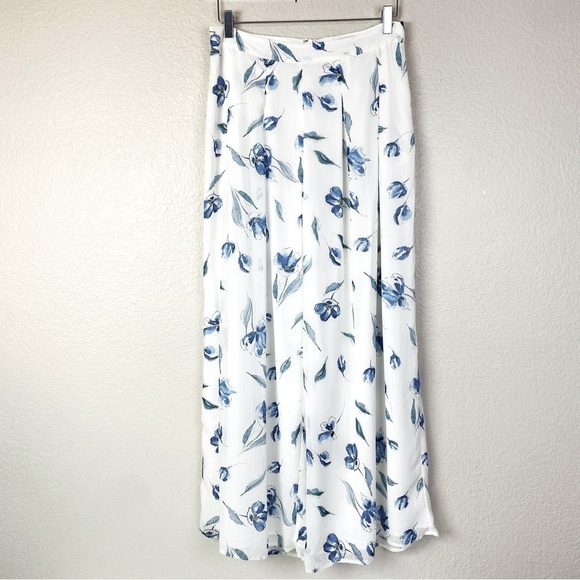Endless Rose Watercolor Floral Palazzo Pants Size M - Picture 1 of 9